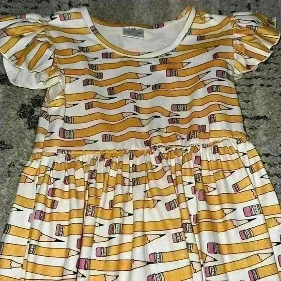 Back to School Girls Pencil Dress Size XL fits a 4/5 - Picture 2 of 2